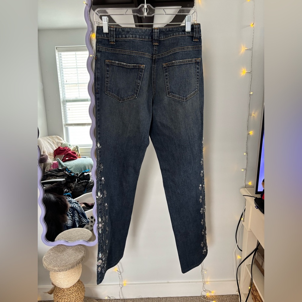 INC International Concepts Blue Ankle Cropped Jeans